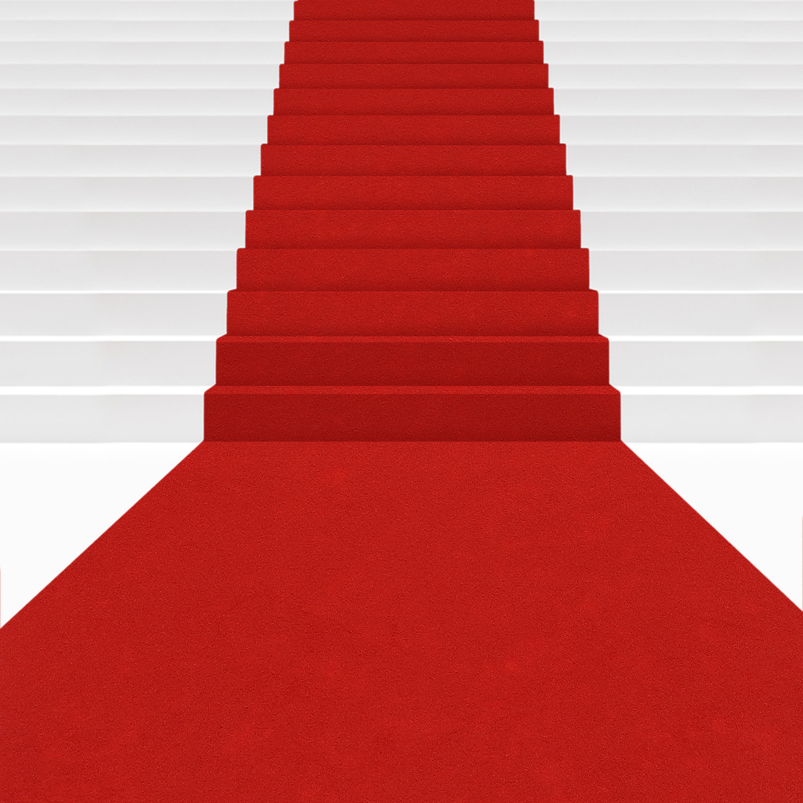 Hokku Designs Alessja 32.8Ft Long Runway Red Carpet For Indoors